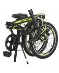 Πτυσσόμενο ποδήλατο κήπου CAMP - Q10, 20", μαύρο/κίτρινο - 6t