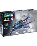 Συναρμολογημένο μοντέλο Revell Στρατιωτικό: Αεροσκάφος - SBD-5 Dauntless - 5t