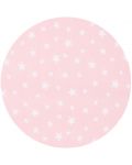 Πτυσσόμενο στρώμα Chipolino, 60 x 120 x 6 cm, ροζ με αστέρια - 8t