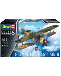 Συναρμολογημένο μοντέλο Revell Στρατιωτικό: Αεροσκάφος - Gloster Gladiator Mk. II - 5t