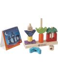 Παιδικό παιχνίδι λογικής Smart Games Preschool Wood - Μέρα και νύχτα - 3t