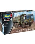 Συναρμολογημένο μοντέλο Revell -Στρατιωτικό φορτηγό Man 7t Milgl - 1t