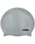 Σκουφάκι κολύμβησης HERO - Silicone Swimming Helmet, γκρι - 1t