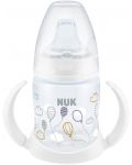Μπιμπερό NUK First Choice - Με ακροφύσιο χυμού,TC, РР, 150 ml, λευκό - 1t