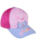 Καπέλο Jockey Cerda - Peppa Pig, 51 εκ., 4+, ροζ - 1t