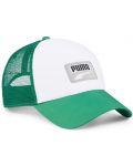 Καπέλο με γείσο Puma - Trucker Cap, πράσινο/λευκό - 1t