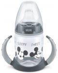 Κύπελλο Nuk - Mickey, TC, με ακροφύσιο χυμού,150 ml, grey - 1t