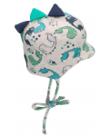 Παιδικό καπέλο με προστασία UV 50+ Sterntaler - Δεινόσαυρος, 41 εκατοστά, 4-5 μηνών - 3t