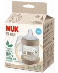 Μπουκάλι χυμού με μύτη σιλικόνης  NUK for Nature - 150 ml, Cream - 2t