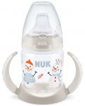 Μπιμπερό για χυμό Nuk First Choice - Snow, 150 ml, μπεζ - 1t