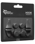 Σετ βύσματα σιλικόνης White Shark - Hook Trigger Kit, μαύρο (PS5) - 1t