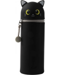 Κασετίνα σιλικόνης I-Total - μαύρη γάτα - 1t