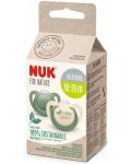 Πιπίλες σιλικόνης NUK for Nature -Πράσινο, 18-36 μηνών, 2 τεμάχια - 2t