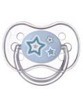 Ανατομική πιπίλα σιλικόνης Canpol - Newborn Baby,0-6 μηνών, μπλε - 1t