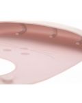 Σαλιάρα σιλικόνης  Lassig - Ροζ ποντίκι - 2t