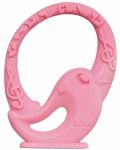 Μασητικό οδοντοφυΐας σιλικόνης  Wee Baby - Zoo, πουλάκι , ροζ - 1t