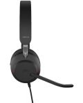 Ακουστικά με μικρόφωνο Jabra - Evolve2 40 SE UC, μαύρο - 4t