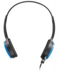Ακουστικά με μικρόφωνο uGo - USL-1221, μαύρο/μπλε - 5t