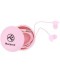 Ακουστικά με μικρόφωνο Tellur Macaron - ροζ - 1t