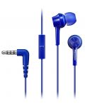Ακουστικά με μικρόφωνο Panasonic RP-TCM115E-A - μπλε - 1t