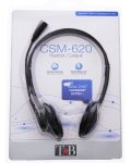 Ακουστικά με μικρόφωνο TNB - CSM-620, μαύρα - 2t