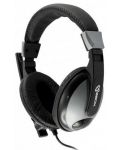 Ακουστικά με μικρόφωνο SBOX - HS-302, μαύρο/ασημί - 2t