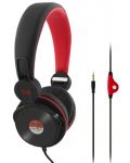 Ακουστικά με μικρόφωνο TNB - Be color, On-ear, μαύρα/κόκκινα - 1t