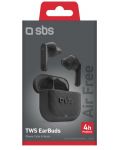 Ακουστικά με μικρόφωνο SBS - Air Free, TWS, μαύρο - 6t