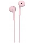 Ακουστικά με μικρόφωνο T'nB - C-Buds, ροζ - 2t