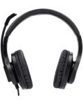 Ακουστικά με μικρόφωνο Hama - HS-P300, μαύρα - 2t