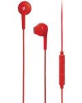 Ακουστικά με μικρόφωνο ttec - RIO In-Ear Headphones, κόκκινα - 1t