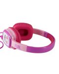 Παιδικά ακουστικά με μικρόφωνο Emoji - Flip n Switch, ροζ/μωβ - 7t