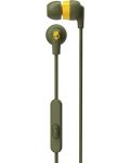Ακουστικά με μικρόφωνο Skullcandy - INKD + W/MIC 1, moss/olive - 2t
