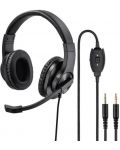 Ακουστικά με μικρόφωνο Hama - HS-P300, μαύρα - 4t