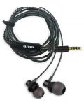 Ακουστικά με μικρόφωνο Aiwa - ESTM-50BK, μαύρα - 2t