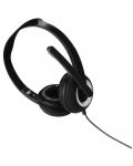 Ακουστικά με μικρόφωνο Hama - Essential HS 300, μαύρα - 2t
