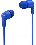 Ακουστικά με μικρόφωνο Philips - TAE1105BL, μπλε - 1t