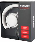 Ακουστικά με μικρόφωνο Sencor - SEP 432, λευκα - 2t