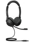 Ακουστικά με μικρόφωνο Jabra - Evolve2 30 UC Stereo USB, μαύρο - 1t