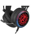 Ακουστικά με μικρόφωνο Marvel - Avengers, μαύρο - 2t