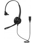 Ακουστικά με μικρόφωνο Axtel - ELITE HDvoice mono NC, μαύρα - 5t