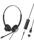 Ακουστικά με μικρόφωνο Tellur - Voice 420, μαύρα - 1t