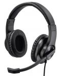 Ακουστικά με μικρόφωνο Hama - HS-P350, μαύρα - 1t