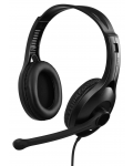 Ακουστικά με μικρόφωνο Edifier - K800 USB, μαύρα - 1t