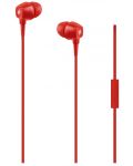 Ακουστικά με μικρόφωνο ttec - Pop In-Ear Headphones, κόκκινα - 1t