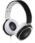 Ακουστικά με μικρόφωνο Maxell - B52, λευκά/μαύρα - 1t