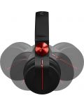 Ακουστικά Pioneer DJ - HDJ-700, μαύρο/κόκκινο - 3t