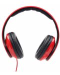 Ακουστικά με Μικρόφωνο  Gembird - MHS-DTW-R, Κόκκινο/Μαύρο - 2t