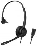 Ακουστικά με μικρόφωνο Axtel - ELITE HDvoice mono NC, μαύρα - 1t