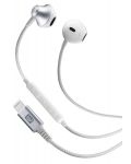Ακουστικά με μικρόφωνο Cellularline - Stunt, λευκά - 1t